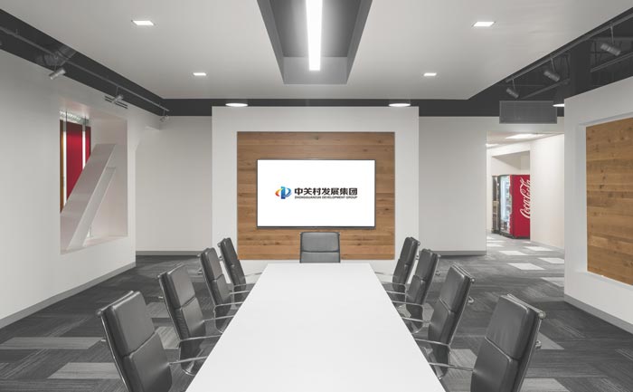 投資者服務(wù)公司辦公室會議室裝修設(shè)計案例效果圖